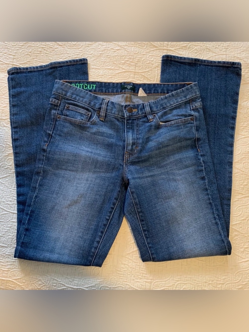 J.Crew Bootcut Jeans – Medium Wash Stretch Denim Women’s
